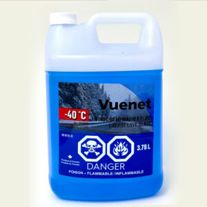 Liquide Lave-Glace Vuenet 3,78L - 40° C - Toutes Saisons - Boîte de 04 unités