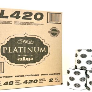 Papier hygiénique 2 plis - boîte de 48 rlx Platinum