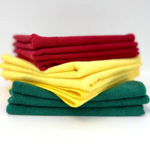 Linge microfibre 16 x 16 - paquet de 10 unités